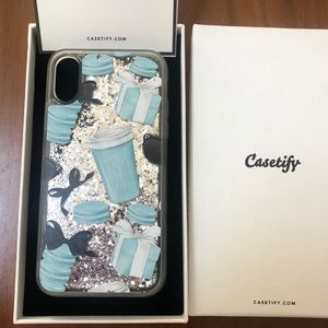 Casetify Glitter Phone Case for iPhone X